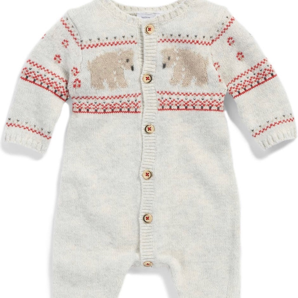 Jacquard Knit Romper
PETIT BATEAU